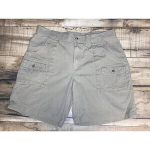 Guide Series Size 40 Khaki beige Cargo Shorts Outdoor Casual 8.5" - 7 pockets .